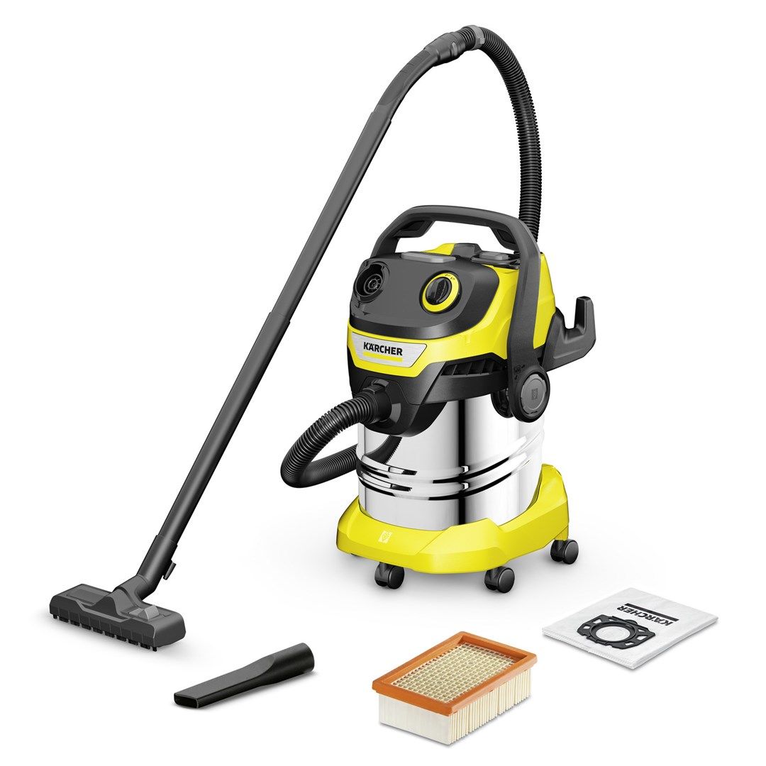 Kärcher WD 5 S V-25/5/22 Stainless steel  Black  Yellow 25 L 1100 W