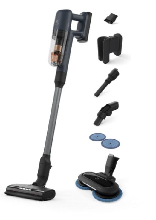 Electrolux EP71B14WET stick vacuum/electric broom Battery Dry&wet Bagless 0.3 L Blue_2