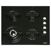 CATA | Hob | CI 631 A/A 08041412 | Gas on glass | Number of burners/cooking zones 4 | Rotary knobs | Black_1