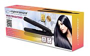 Esperanza EBP008 hair styling tool Straightening iron Warm Black 22 W_4