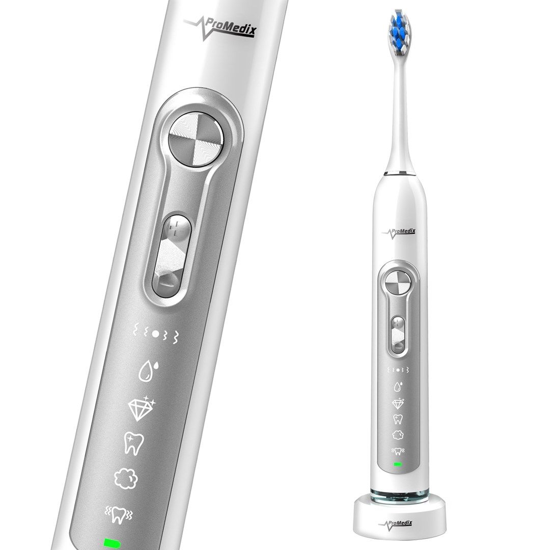 Toothbrush Promedix PR-750 W IPX7 black  travel case  5 modes  timer  3 power levels  3 heads_2