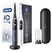 Oral-B Electric Toothbrush iO8 Series Duo For adults Rechargeable Black Onyx/White Number of brush heads included 2 Number of teeth brushing modes 6_1