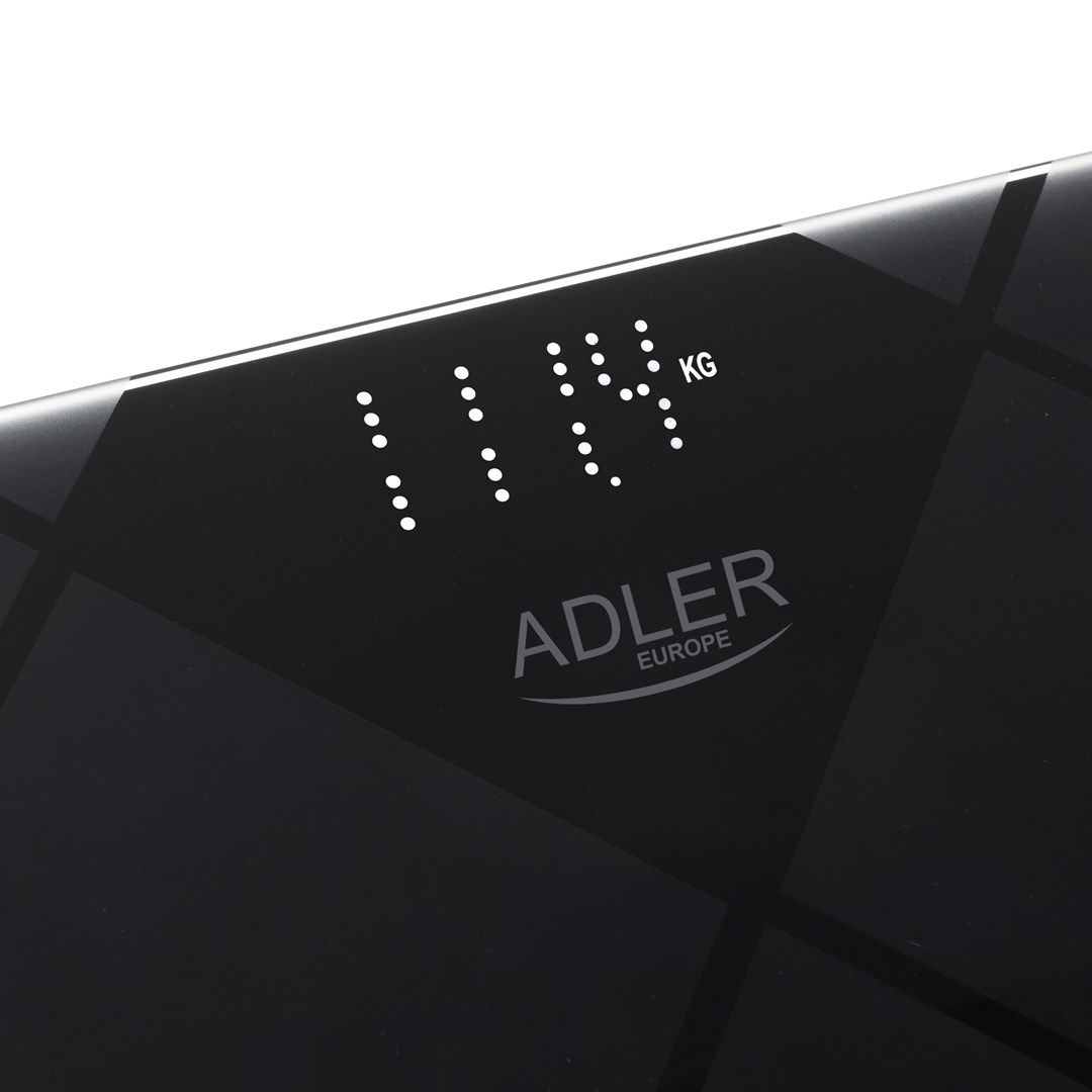 Adler | Bathroom Scale | AD 8169 | Maximum weight (capacity) 180 kg | Accuracy 100 g | Graphite/Black_2