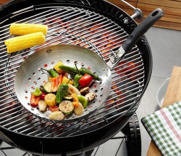 BBQ Grill Wok With Detachable BBQ Handle_4