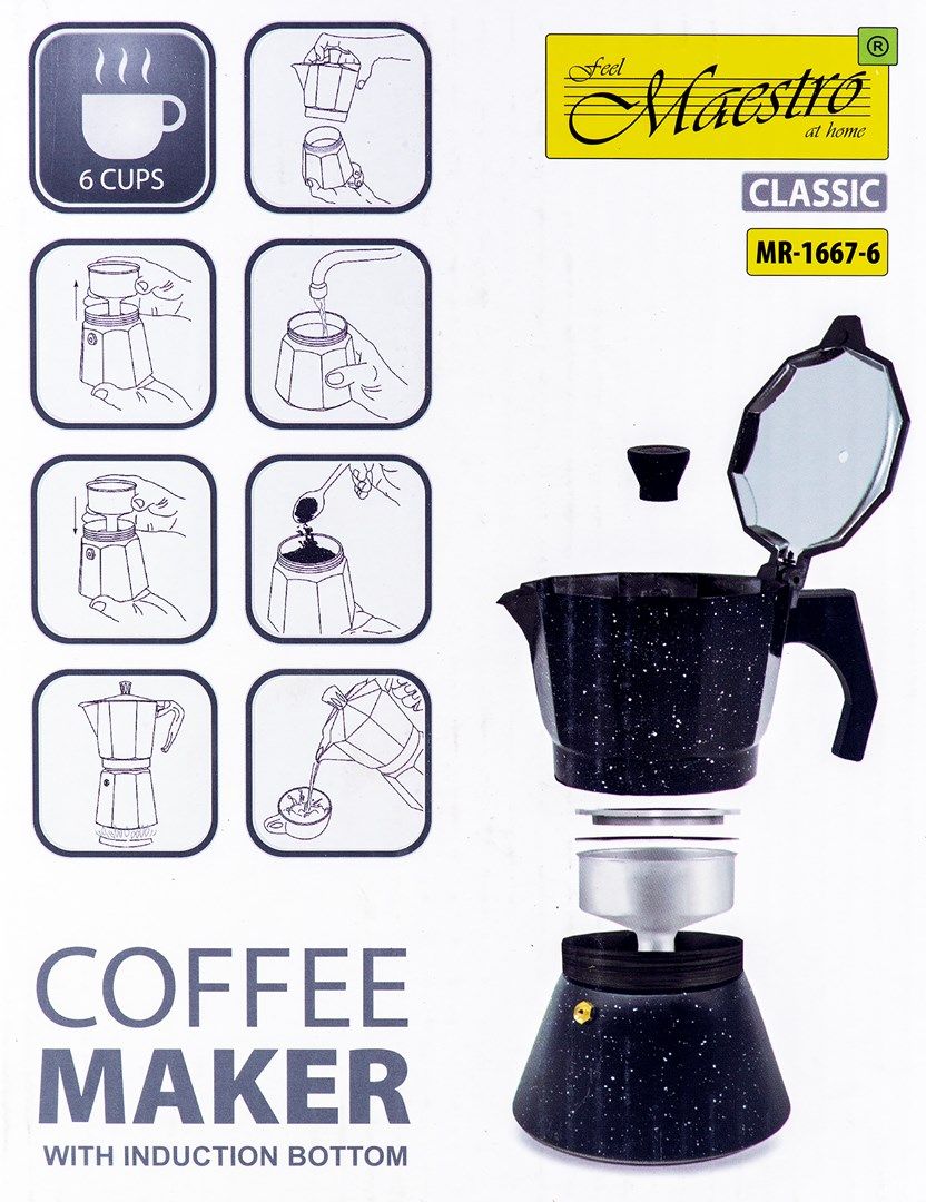 Coffee machine for 6 cups MR-1667-6 MAESTRO_9