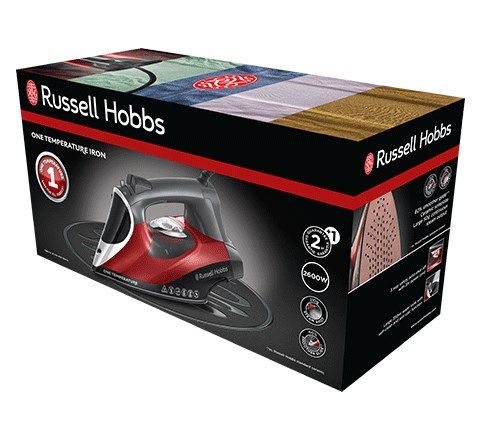 Russell Hobbs 25090-56 iron Dry & Steam iron Ceramic soleplate 2600 W Black  Grey  Red_2