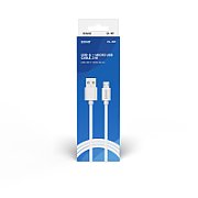 USB cable 3 m USB 2.0  USB A  - Micro USB White SAVIO CL-167_2