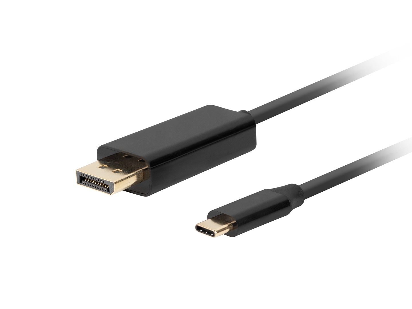 Lanberg CA-CMDP-10CU-0005-BK video cable adapter 0.5 m USB Type-C DisplayPort Black