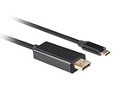 Lanberg CA-CMDP-10CU-0005-BK video cable adapter 0.5 m USB Type-C DisplayPort Black