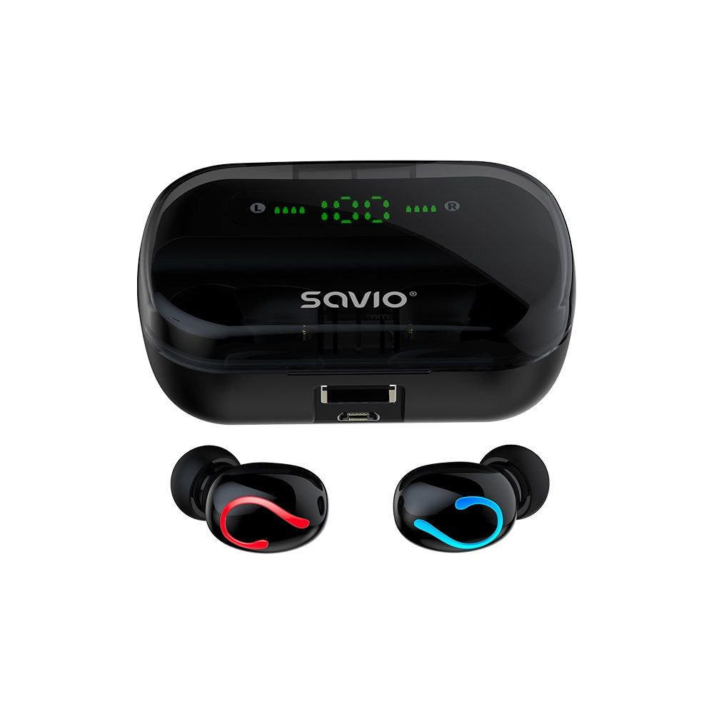 Savio TWS-06 Bluetooth 5.0 + EDR headphones/headset In-ear Black_6