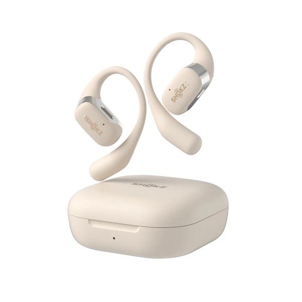 SHOKZ OpenFit Headphones Wireless Ear-hook Calls/Music/Sport/Everyday Bluetooth White_2