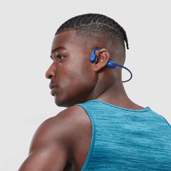 SHOKZ Openrun Mini Headphones Wireless Neck-band Calls/Music Bluetooth Blue_4