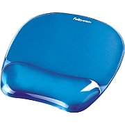 Fellowes Mouse & Wrist Pad Gel CRYSTAL cyan_1