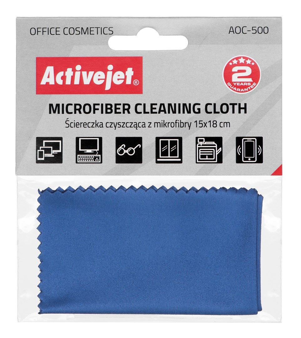 Activejet AOC-500 Microfiber cleaning cloth 15x18cm_3