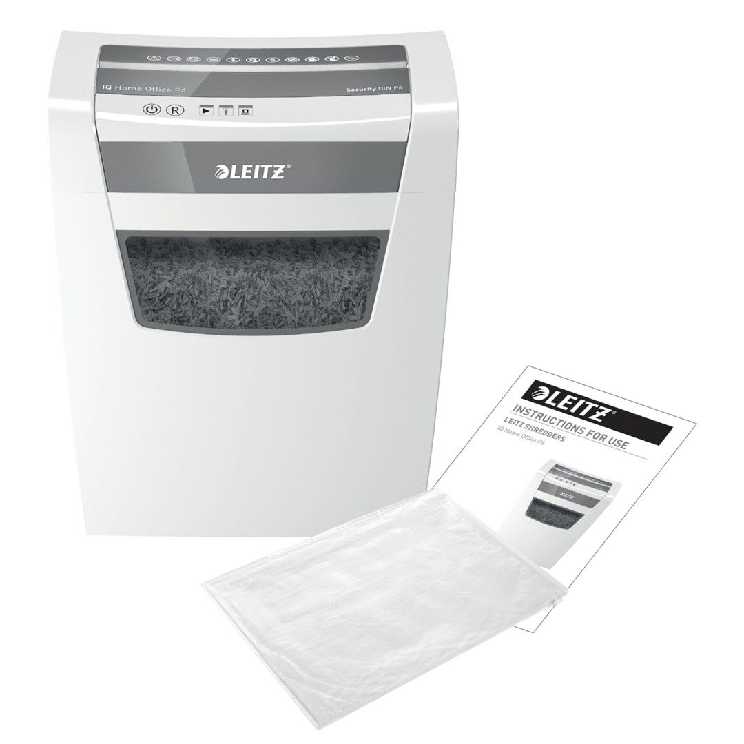 Leitz IQ Home Office P-4 paper shredder Particle-cut shredding 22 cm White_7