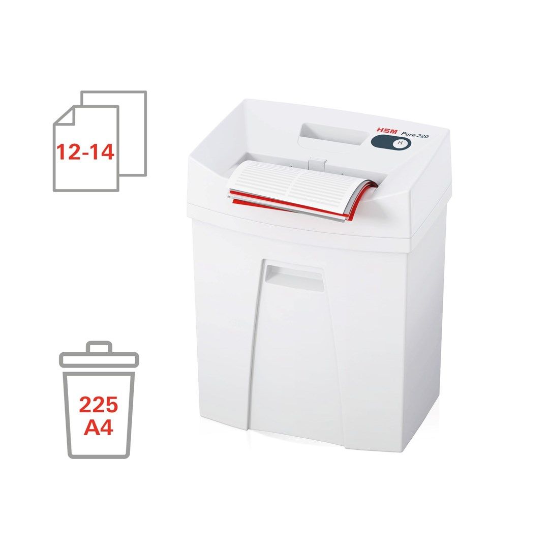 HSM Pure 220 shredder  25 l  3 9 mm_8