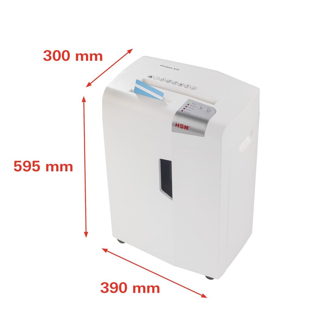 HSM shredstar X15 document shredder - 4 x 37 mm 26L_3