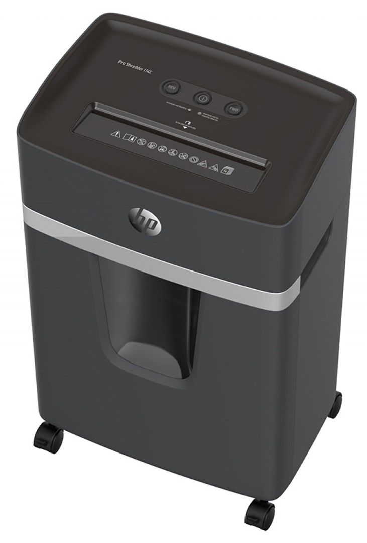 HP PRO SHREDDER 15CC 20L paper shredder Micro-cut shredding_2