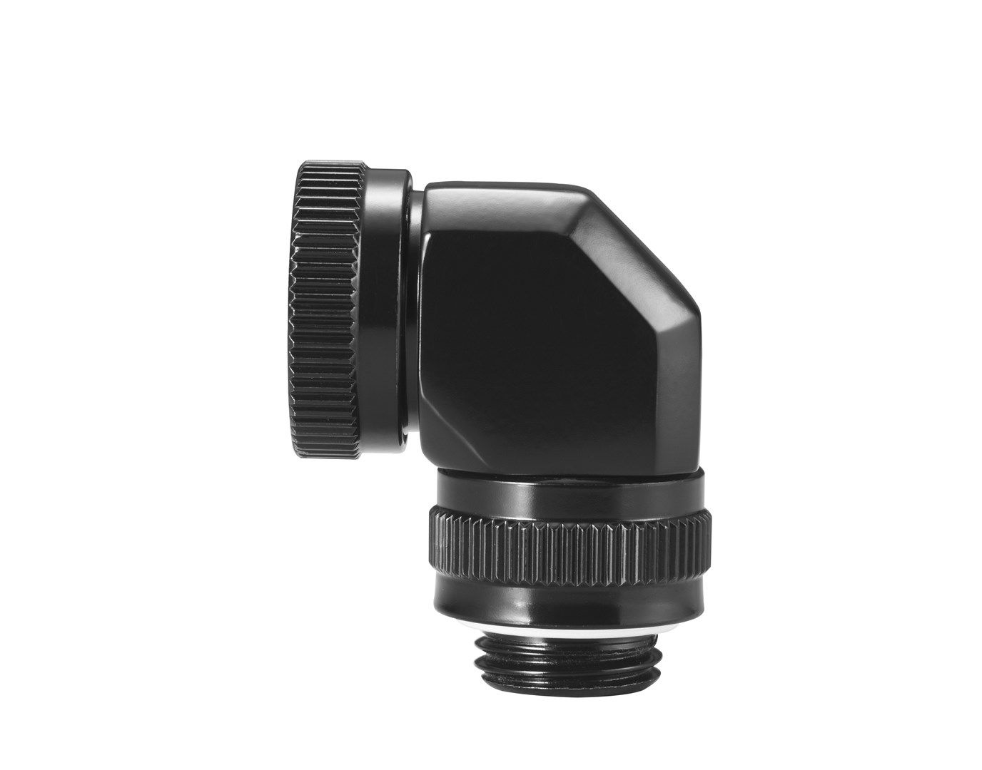 PHANTEKS Rotary Hard Tube Fitting 12mm 90 Degree G1/4 - black  rotatable_3