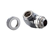 PHANTEKS Rotary Hard Tube Fitting 12mm 90 Degree G1/4 - chrome  rotatable_9