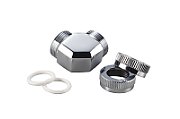 PHANTEKS Hard-Tube Adapter 2x 12mm 90 degrees - chrome_4