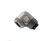 Bitspower Multi-Link Adapter Connector 90 Degree G1/4 Inch Male to 12mm OD Hardtube - Rotatable  Grey_1