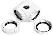 Bitspower Adapter 90 Degree 16mm OD Hardtube to 16mm OD Hardtube - White_1