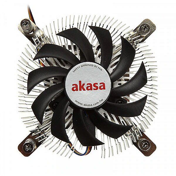 Akasa AK-CC7129BP01 Low Profile CPU Cooler - 74mm_2