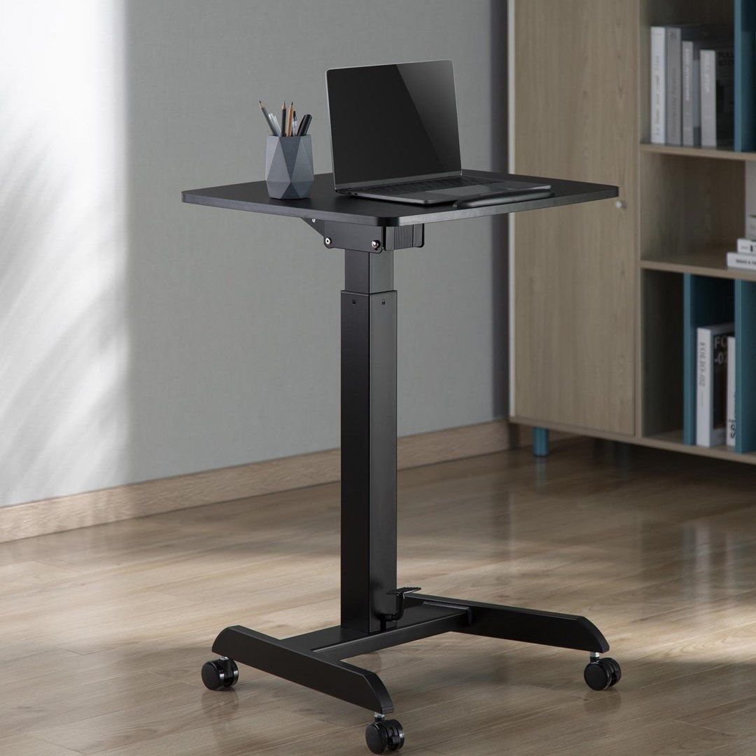 Maclean Laptop Table  Height Adjustable  for Standing Up Work  Max Height 113cm  MC-892B_2