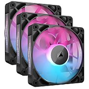 Corsair iCUE LINK RX120 RGB Series  PWM Fan 3 Pack - 120 mm  black_1