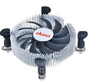 Akasa AK-CC7122BP01 Low Profile CPU Cooler - 74mm_1