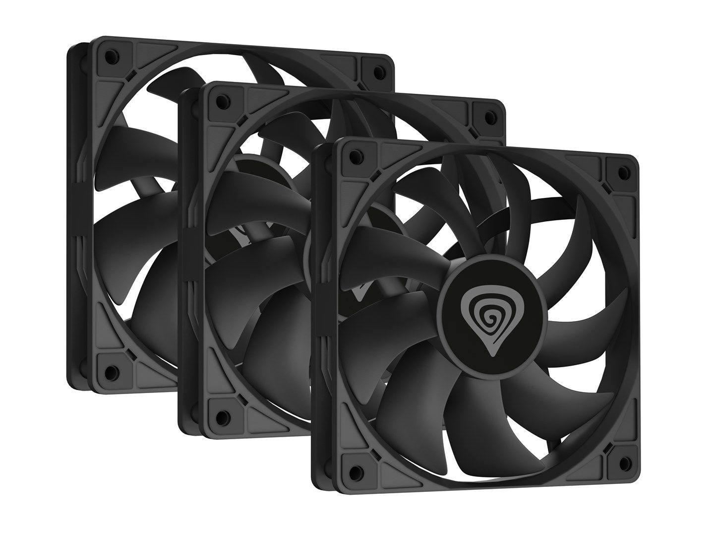 NATEC Oxal 120 Computer case Fan 12 cm Black 3 pc(s)_4