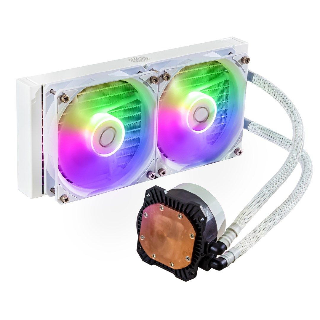 Cooler Master MasterLiquid 240L Core ARGB White Processor Liquid cooling kit 12 cm_2