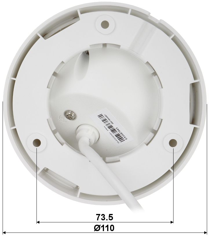 Hikvision Digital Technology DS-2CD1321-I IP Security Camera Outdoor Turret 1920 x 1080 px Ceiling / Wall_2