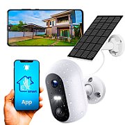 Extralink Smart Life SolarEye | Kamera zewnętrzna z panelem solarnym | bezprzewodowa  Full HD 1080p  Wi-Fi  akumulator 5200mAh  IP54_1