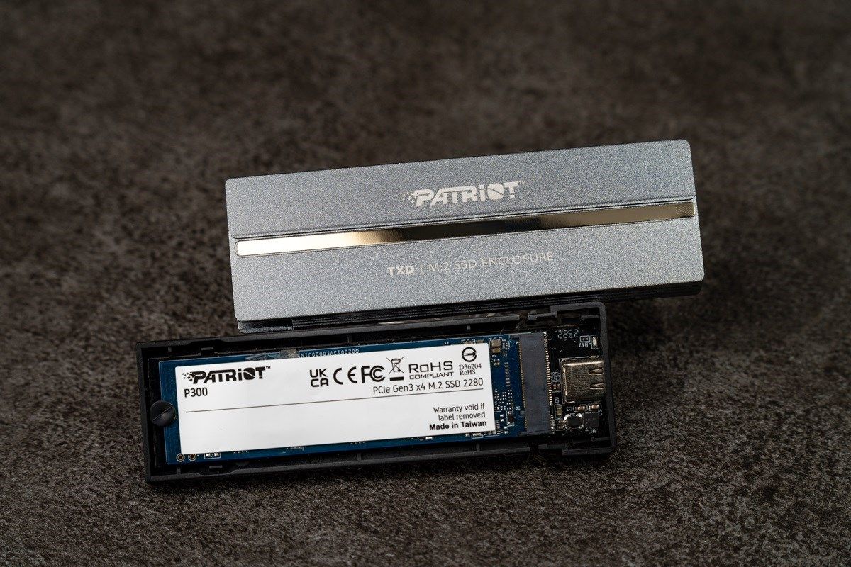 Patriot TXD obudowa USB3.2 do SSD M.2 NVMe 1.3  do 8TB - Aluminium_14