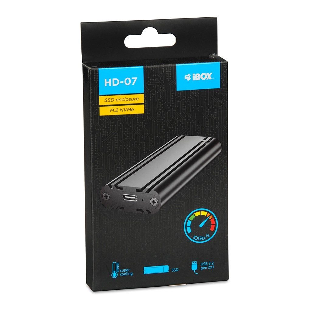 iBox HD-07 SSD enclosure Black M.2_8