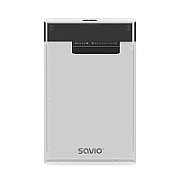 Savio 2.5  External HDD/SSD enclosure  USB 3.0  transparent  AK-66_1