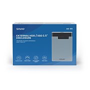 Savio 2.5  External HDD/SSD enclosure  USB 3.0  transparent  AK-66_4