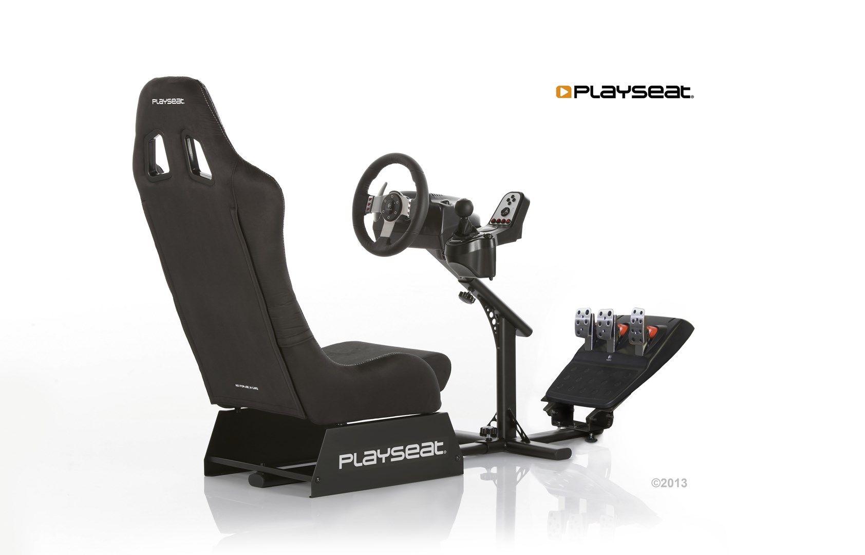 Playseat Evolution Alcantara Universal gaming chair Padded seat Black_3