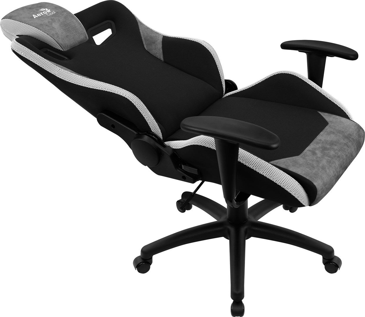 Aerocool COUNT AeroSuede Universal gaming chair Black  Grey_3