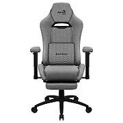 Aerocool ROYALASHGR Premium Ergonomic Gaming Chair Legrest Aeroweave Technology Grey_2