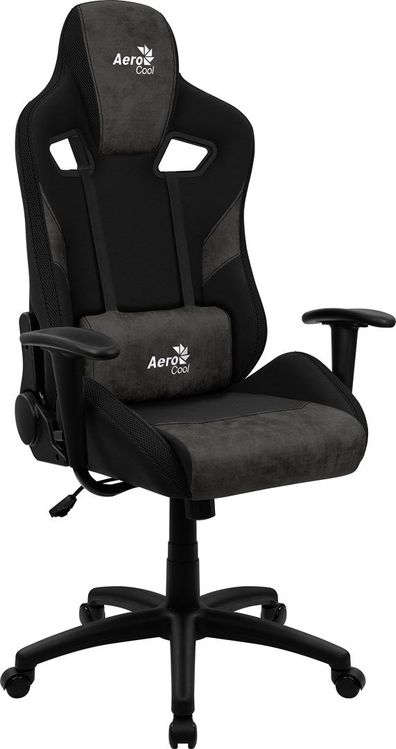 Aerocool COUNT AeroSuede Universal gaming chair Black_2