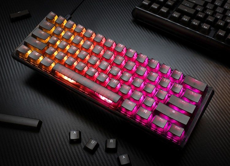 Ducky One 3 Aura Black Mini Gaming Keyboard  RGB LED - MX-Silent-Red_2