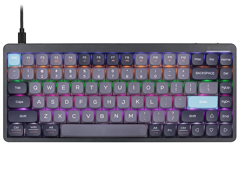 Mechanical keyboard Tracer FINA 84 Blackcurrant (Outemu Red Switch) TRAKLA47308_3