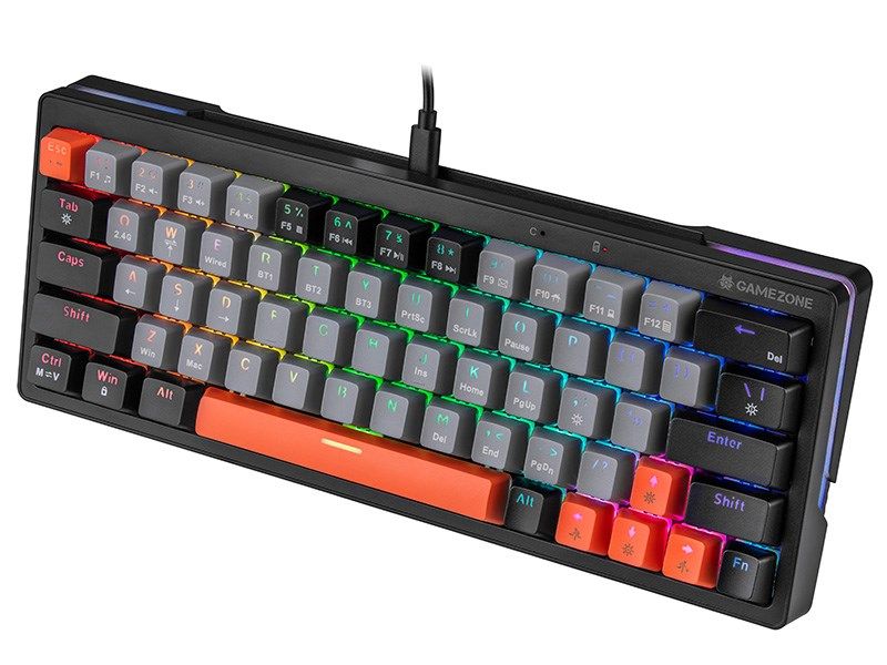 Mechanical keyboard Tracer GAMEZONE EVO1 HOT SWAP 63 (Grey) TRAKLA47297_2