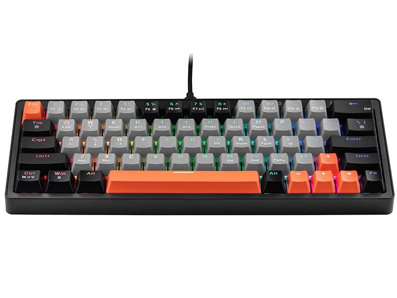 Mechanical keyboard Tracer GAMEZONE EVO1 HOT SWAP 63 (Grey) TRAKLA47297_7