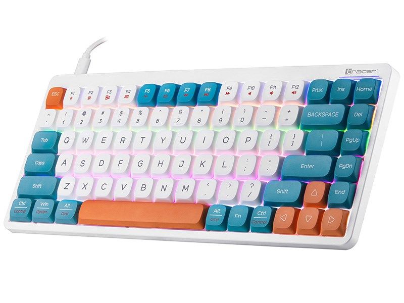 Mechanical keyboard Tracer FINA 84 White/Blue (Outemu Red Switch) TRAKLA47309_7