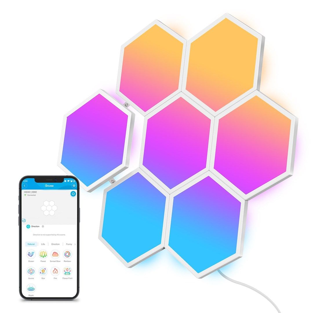 Govee Glide Hexa Light Panels Smart panel Wi-Fi_2