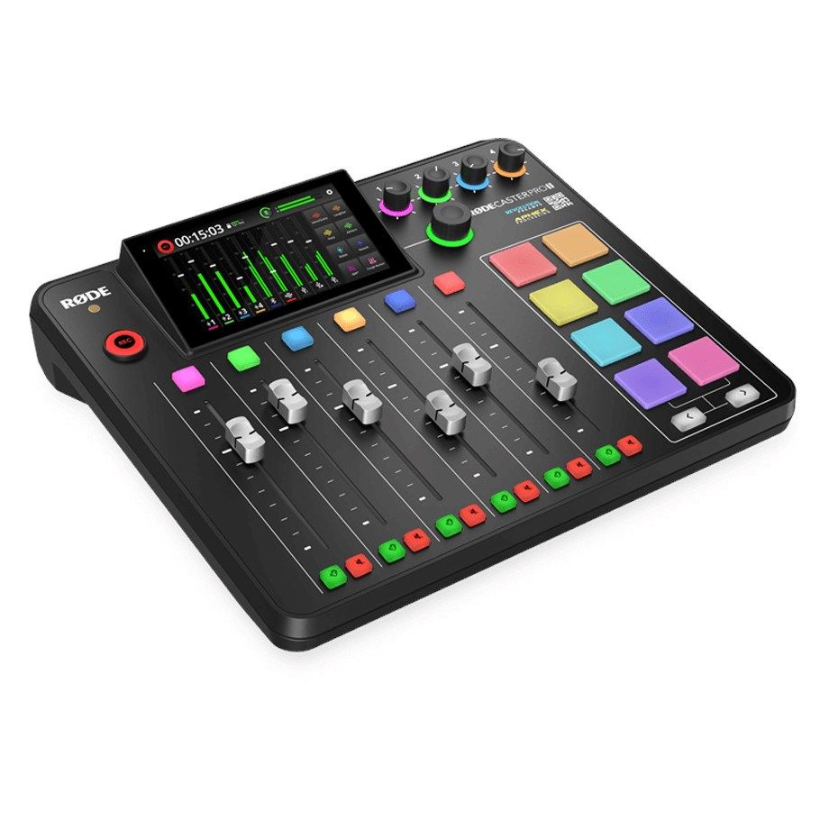 RODECaster Pro II Podcast production studio Music production station Black_3